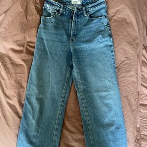 Abercrombie & Fitch Curve Love The 90s Relaxed Jean High Rise Women's Jeans